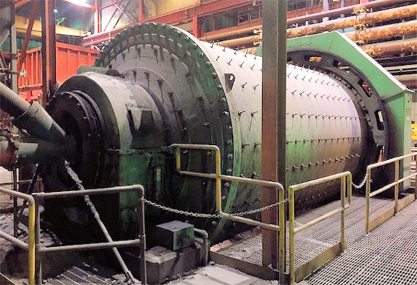 Allis Chalmers 12' X 18' Ball Mill With 1,500 Hp (1,119 Kw) Motor)